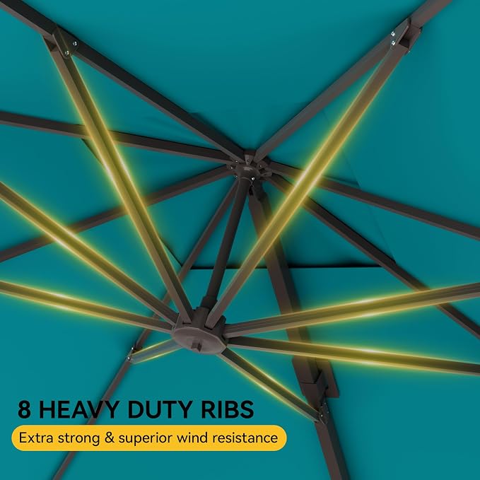 10x10FT Cantilever Outdoor Umbrella - Image 6