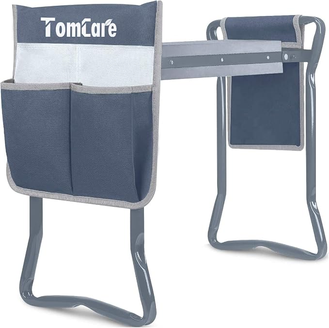 TomCare Garden Kneeler and Seat, Sturdy Garden Bench, Foldable Garden Stool | by TomCare