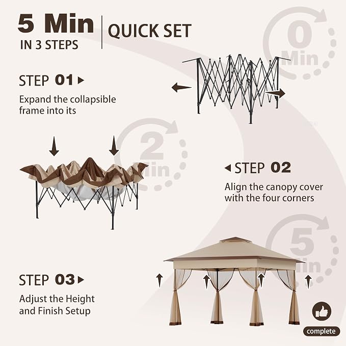 Bezseller 11x11 Pop Up Gazebo - Image 5