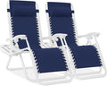 Best Choice Products Set of 2 Adjustable Steel Mesh Zero Gravity Lounge Chair by Unknown