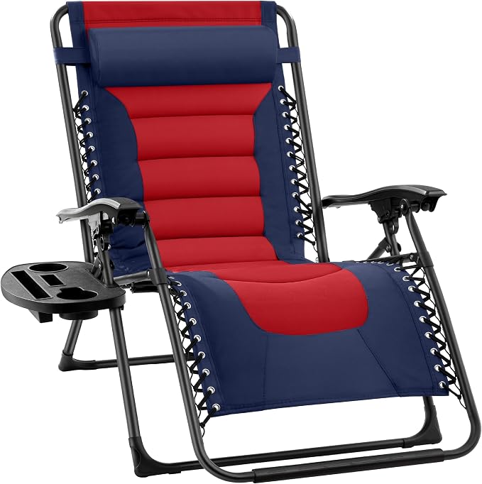 Best Choice Products Oversized Padded Zero Gravity Chair, Folding Outdoor Patio by Unknown