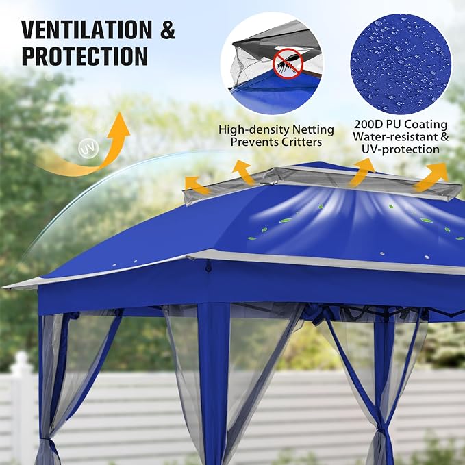 COOS BAY 11x11 Pop Up Gazebo - Image 4
