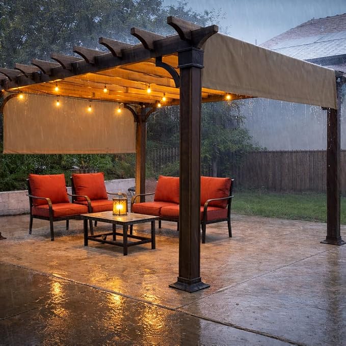 Alion Home Waterproof Pergola Cover - Image 4