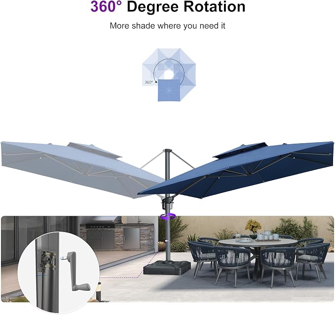 PURPLE LEAF Sunbrella Patio Umbrella - Image 9