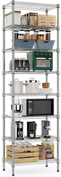 M MZG 8 Tier 2000 lbs Storage Rack Metal Wire Shelving Unit, Storage Standing by MEIGAOPLASTICANDMETALHKCOLIMITED