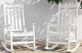 SERWALL Outdoor Rocking Chair Set of 2, Oversized Rocker by SERWALL