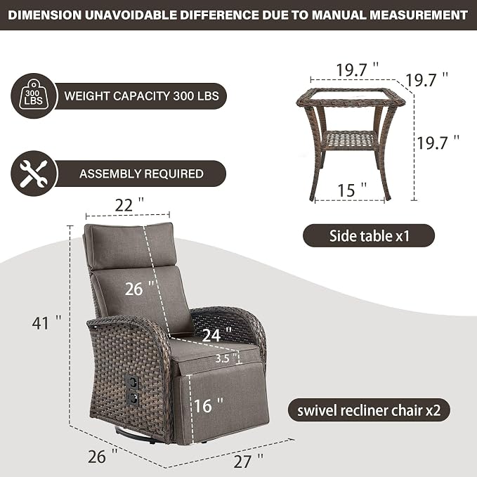 7 Piece Patio Furniture Set - Image 2