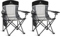 ALPHA CAMP Oversized Fully Padded Camping Chairs by ALPHACAMP