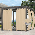 Easy-Going Outdoor Curtains for Patio 1 Panel, 54x72 inch, Weatherproof Privacy by Easy-Going