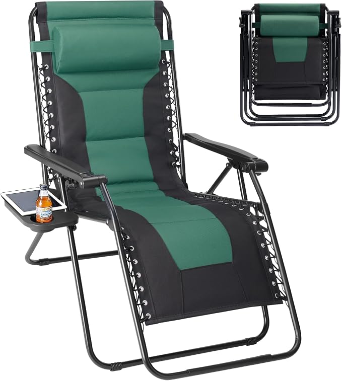 Oversized Zero Gravity Lounge Chair, Foldable Lawn Recliner Outdoor Chair | by ALPEN