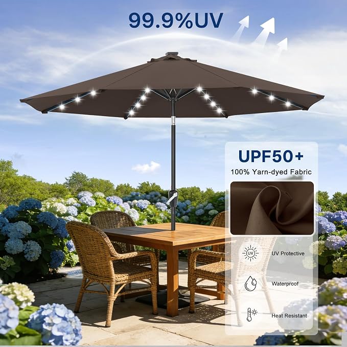 ABCCANOPY Solar Led Patio Umbrella - Image 5