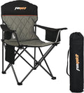 Oversized Padded Camping Chairs by Unknown