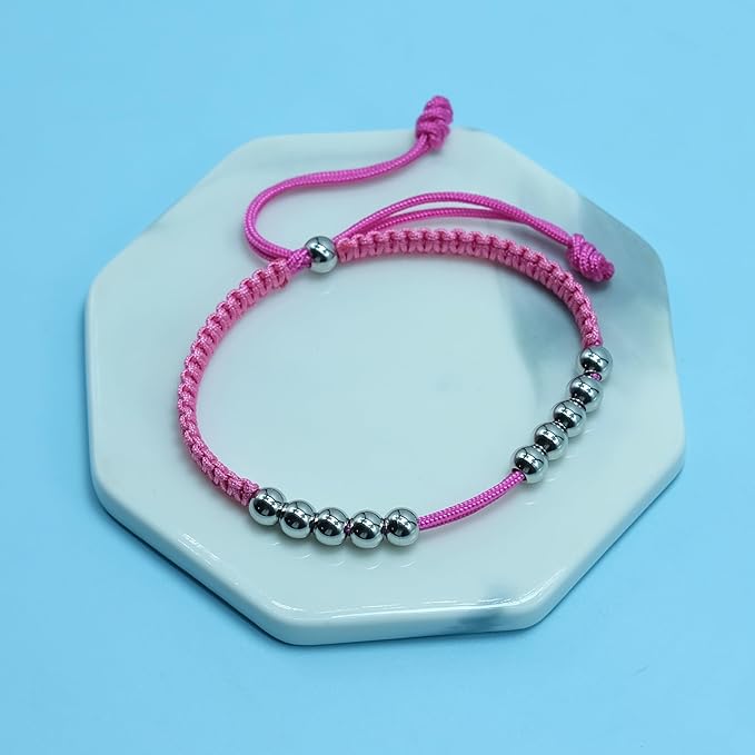 LAMIBEE Golf Stainless Steel 10 Beads Score Counter Bracelet, Golf Stroke Count Bracelet, Resizable and Easy to Adjust Golf Round Scoring Tracker, Durable and Stylish Golf Accessory