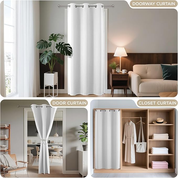 Joydeco Door Curtain Blackout Curtains - Image 4