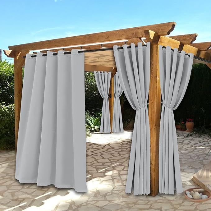 BONZER Waterproof Indoor/Outdoor Curtains by Bonzer