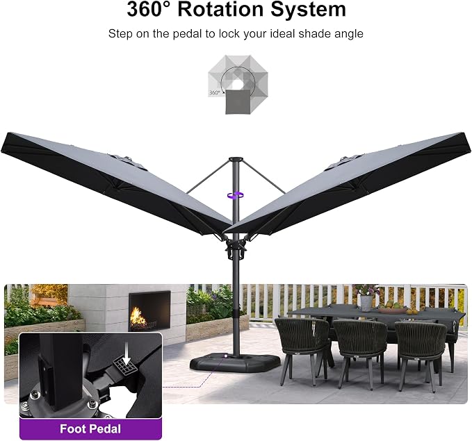 PURPLE LEAF Patio Umbrella - Image 7
