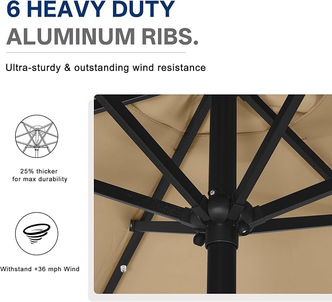 ABCCANOPY Solar Led Patio Umbrella - Image 6