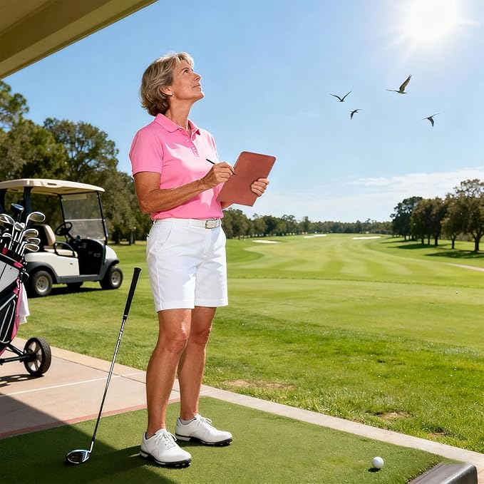 Golf Card Holder - Portable Score Display,Golf Card Holder Notebook | for Practice Training Indoor Home Backyard Sports Club Recreation Competition Entertainment Simulation