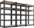 3Pack Garage Shelving, 2500lbs Storage Shelves, Adjustable Heavy Duty Shelving by KORVENA