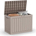 50 Gallon Outdoor Storage Box Waterproof Lockable Deck Boxes | UV Resistant by EASYUP