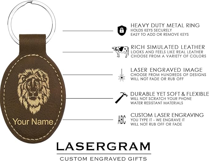 LaserGram Oval Keychain, Water Polo, Personalized Engraving Included