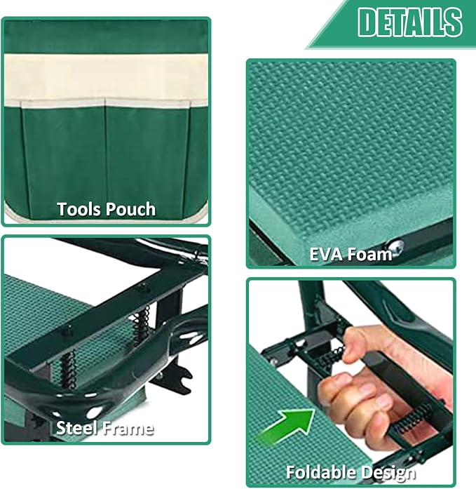 Heavy Duty Foldable Garden Kneeler and Seat - Image 4