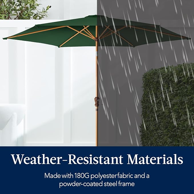 Best Choice Products 10ft Market Umbrella, Outdoor Sun Shade - Image 5