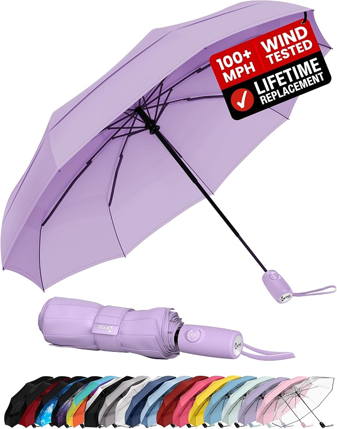 Windproof Travel Umbrella by RepelUmbrella