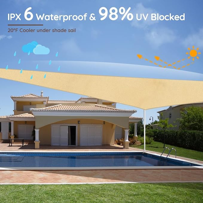 Quictent Waterproof Sun Shade Sail - Image 3