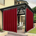 BONZER Outdoor Curtains for Patio Waterproof Thick Privacy Extra Wide | Grommet by Bonzer