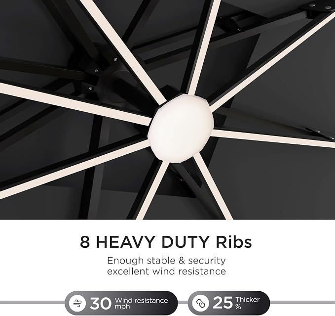 Deconk 10' X 13 'Patio Umbrella - Image 6