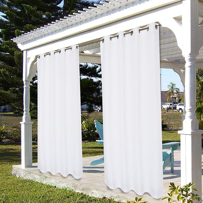 BONZER Outdoor Curtains for Patio Waterproof | Premium Thick Privacy - Image 7