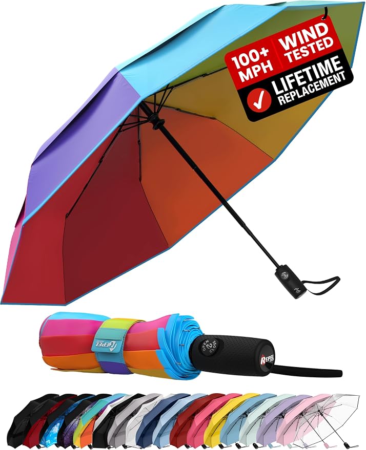 Windproof Travel Umbrella by RepelUmbrella