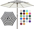 JEAREY 7.5 ft Outdoor Patio Umbrella, Table Umbrella, Tilt & Crank lift by JEAREYOutdoorsCollection