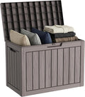 PatioZen 50 Gallon Deck Box Outdoor, Weatherproof Resin Patio Storage Box by OutdoorLivingPerfected