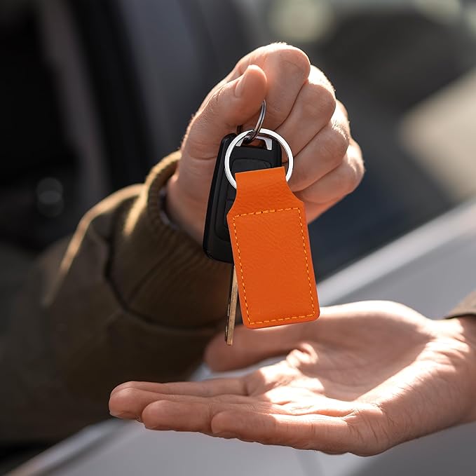 LaserGram Rectangle Keychain, Disc Golf, Personalized Engraving Included