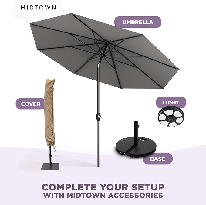Midtown Umbrellas The Lean Patio Umbrella - Image 8