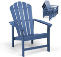 Oversized Stackable Adirondack Chair, HDPE All-Weather Fire Pit Chair | by Mguio