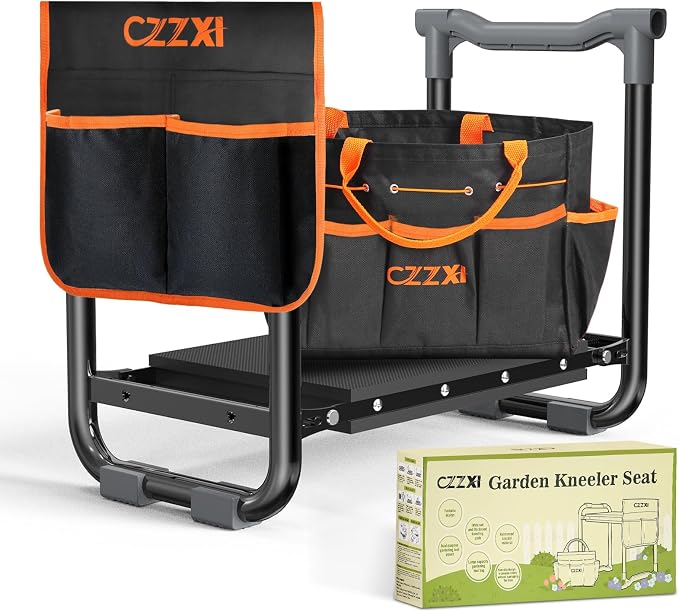 CZZXI Garden Kneeler and Seat, Wider and Thicker Kneeling Pad | Heavy Duty by CZZXI