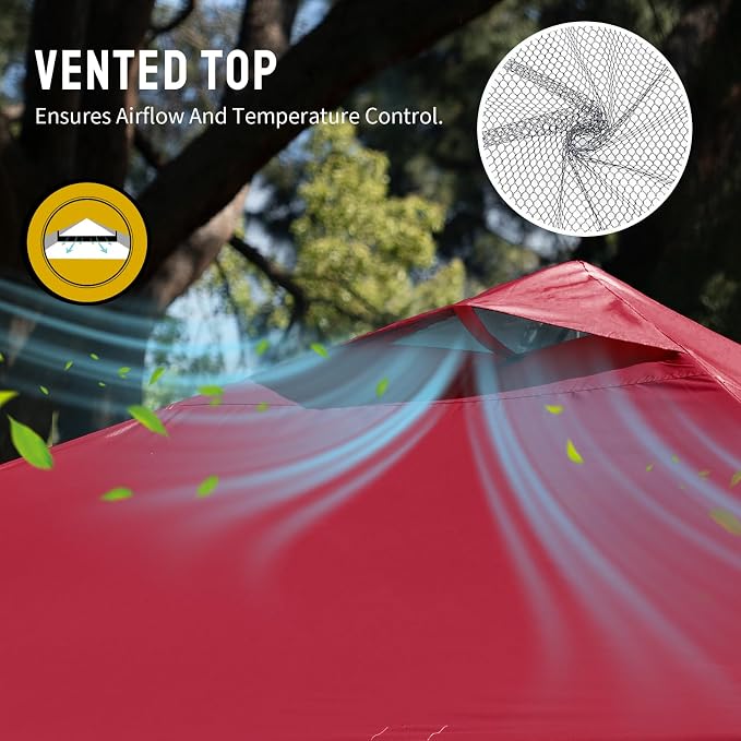 CROWN SHADES 10x10 Pop Up Canopy Tent - Image 4