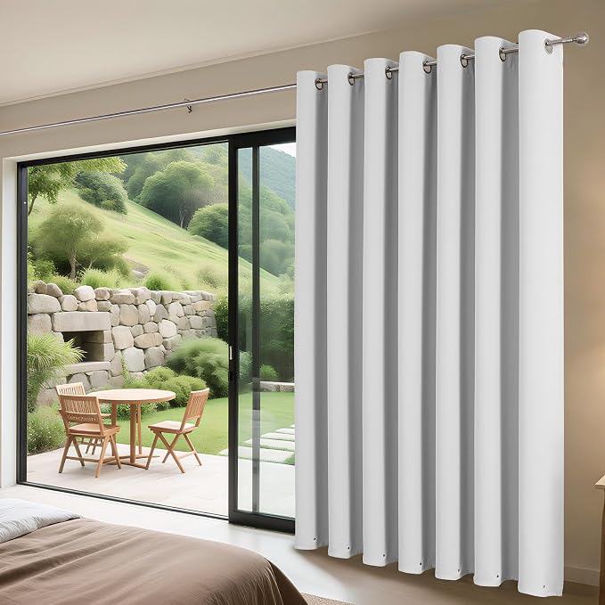 Joydeco Blackout Patio Sliding Door Curtains, Privacy Room Divider Curtains | - Image 3