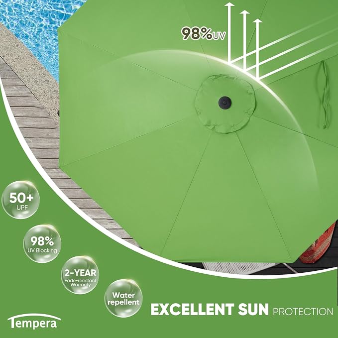Tempera Patio Market Outdoor Table Umbrella - Image 4