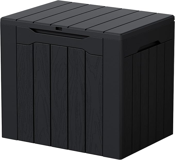 Devoko 29 Gallon Deck Box, Waterproof Resin Outdoor Storage Box | Lockable and by DEVOKO