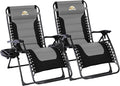 Colegence Oversized Padded Zero Gravity Chairs, 0-170° lock, removable side by ColegenceOutdoor