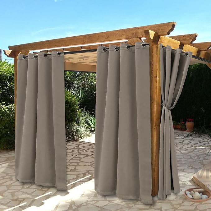 BONZER Waterproof Indoor/Outdoor Curtains by Bonzer