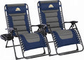 Colegence Oversized Padded Zero Gravity Chairs, 0-170° lock, removable side by ColegenceOutdoor