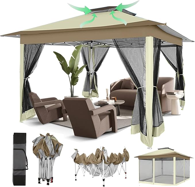 COBIZI 12x12 Pop Up Canopy Portable Gazebo by COBIZI