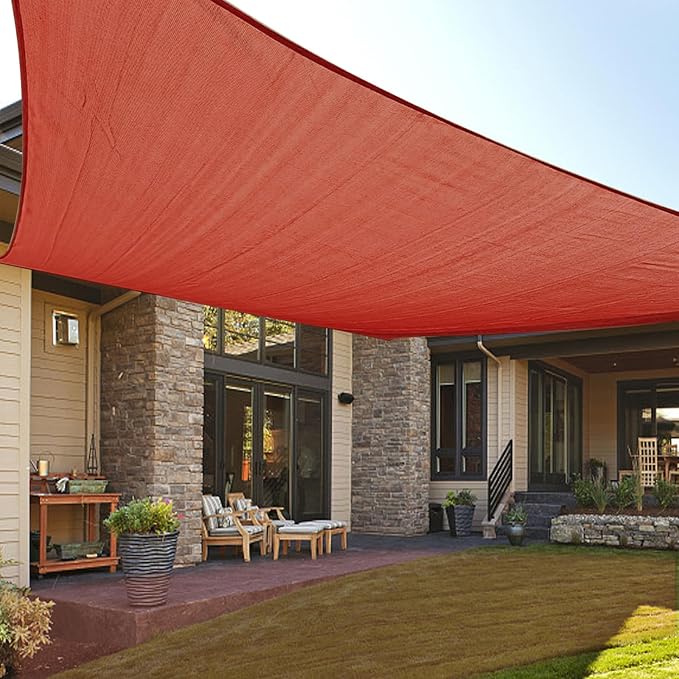 LOVE STORY Custom Size 8' x 8' Sun Shade Sail by LOVESTORY