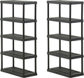 CENTREX 5-Tier Heavy Duty Plastic Storage Shelves by Unknown