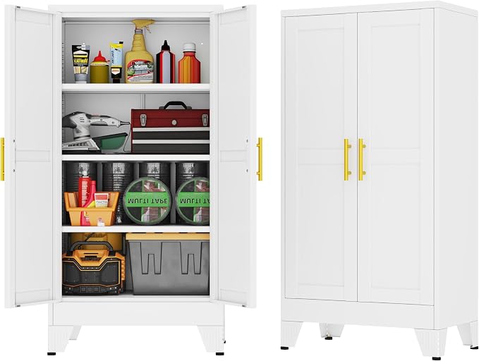 GAIOUS 47.2" Tall Metal Garage Storage Cabinet, File Cabinet by GAIOUS